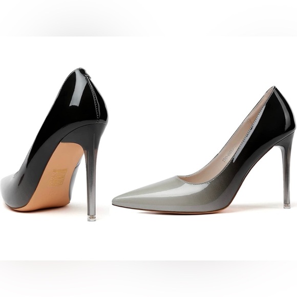 Women's Stiletto High Heel Pumps Closed Pointy Toe Fancy Heel - Picture 2 of 5